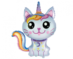 Maxi Magic Cat Blue folija balon