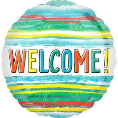 Standard Welcome Watercolor Stripe folija balon