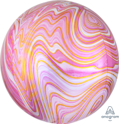 Orbz Marblez Pink folija balon