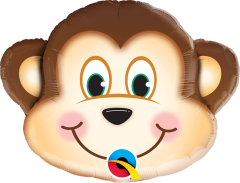 Mini Mischievous Monkey folija balon na palčki