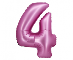 Folija balon B&C številka 4 Satin Pink
