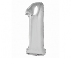 Folija balon Smart številka 1Silver