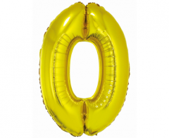 Folija balon Smart številka 0 Gold