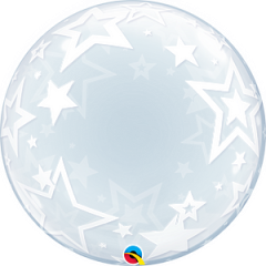 Bubble Stylish Stars pvc balon