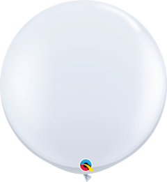 Lateks baloni 90cm White 