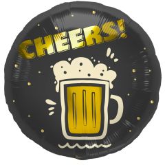 Standard Cheers Beer black folija balon