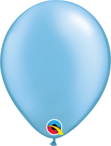 Lateks baloni 13cm Pearl Azure 