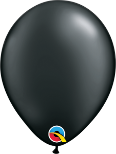Lateks baloni 13cm Pearl Onyx Black 