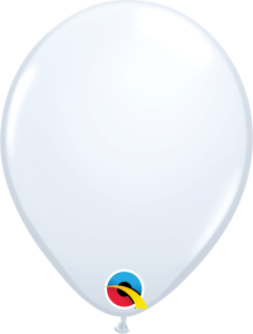 Lateks baloni 23cm White 