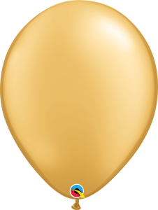Lateks baloni 40cm Gold 