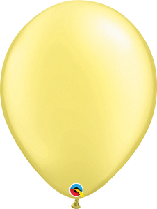 Latex baloni 40 cm Pearl Lemon Chiffon