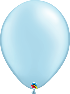 Lateks baloni 40cm Pearl Light Blue