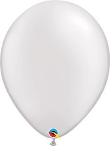 Lateks baloni 40cm Pearl White