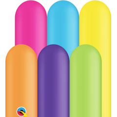 Lateks baloni 260Q Tropical Assortment 