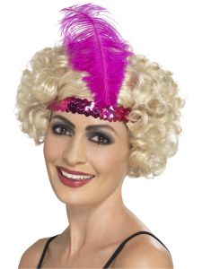 Flapper trak s peresom - roza