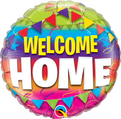 Standard Welcome Home Pennants folija balon