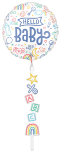 AirWalker Swt Baby Shapes Hello Baby folija balon