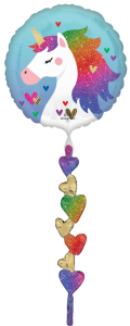 AirWalker Rainbow Unicorn folija balon