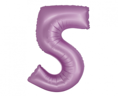 Folija balon Smart številka 5 Lavander