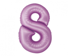 Folija balon Smart številka 8 Lavander