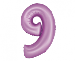 Folija balon Smart številka 9 Lavander
