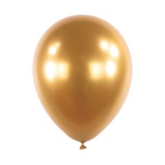 Latex baloni 13cm Satin Luxe Gold Sateen