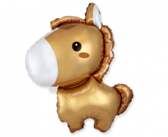 Maxi FX Baby Horse Brown folija balon