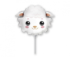 Mini 14"FX Sheep folija balon na palčki
