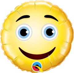 Mini Smile Face folija balon na palčki 