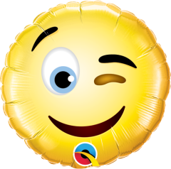 Mini Smile Wink folija balon na palčki 