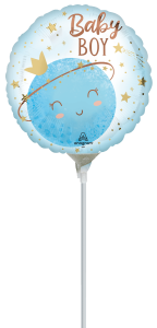 Mini  Little Moon Boy folija balon na palčki