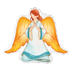 Maxi Angel Girl folija balon 70 cm