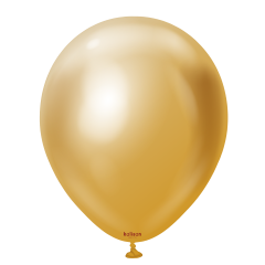 Latex baloni 30 cm Mirror (Chrome) Gold