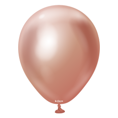 Latex baloni 13cm Mirror (Chrome) Rose Gold
