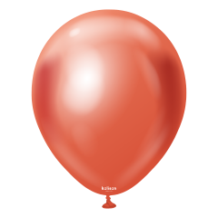 Latex baloni 30 cm Mirror(Chrome)Red