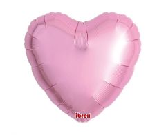 Ibrex Srce Metallic Pink folija balon