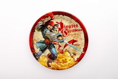 Pirati s karibov papirnati krožniki 23 cm