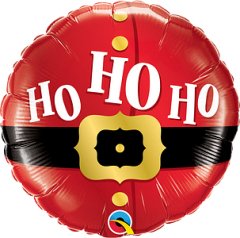 Standard Ho Ho Ho Santas Belt folija balon