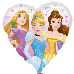 Standard Multi Princes Heart folija balon