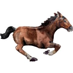 Maxi Galloping Horse folija balon