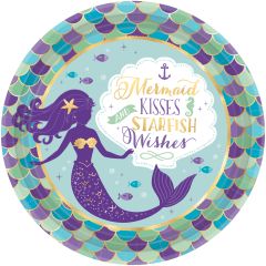 Mermaid Wishes krožniki 23 cm