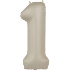Folija balon  številka 1  Creamy Latte