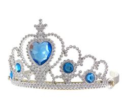 Tiara z modrimi diamanti za otroke