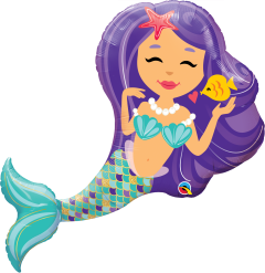 Maxi Enchanting Mermaid folija balon