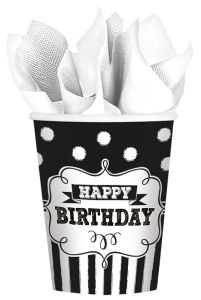 Chalkboard Birthday  kozarčki  266ml