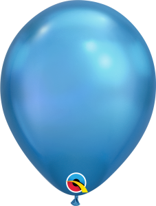 Latex baloni 28cm Chrome Blue