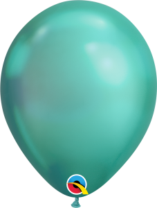 Lateks baloni 18cm Chrome Green 