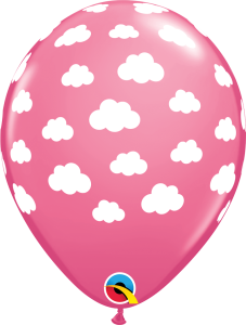 Lateks baloni 28cm Rose Clouds