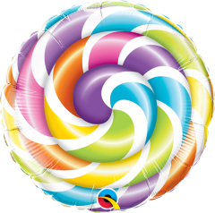 Mini Lollipop folija balon na palčki 