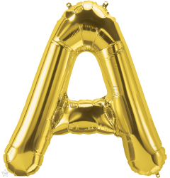 Folija balon črka A Gold